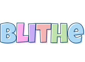 Blithe pastel logo