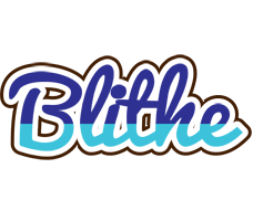 Blithe raining logo