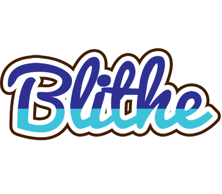 Blithe raining logo