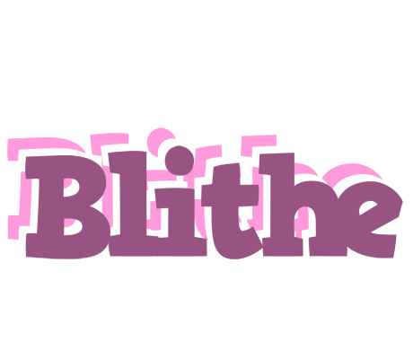 Blithe relaxing logo