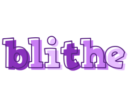 Blithe sensual logo