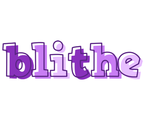 Blithe sensual logo