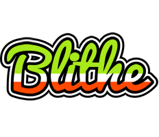 Blithe superfun logo