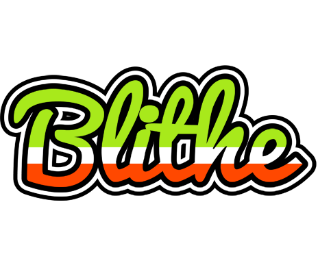 Blithe superfun logo