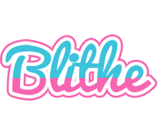 Blithe woman logo