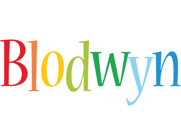 Blodwyn birthday logo