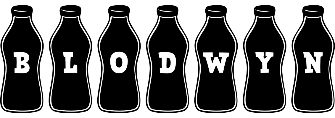 Blodwyn bottle logo
