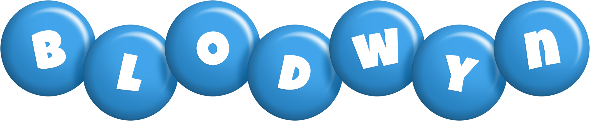 Blodwyn candy-blue logo