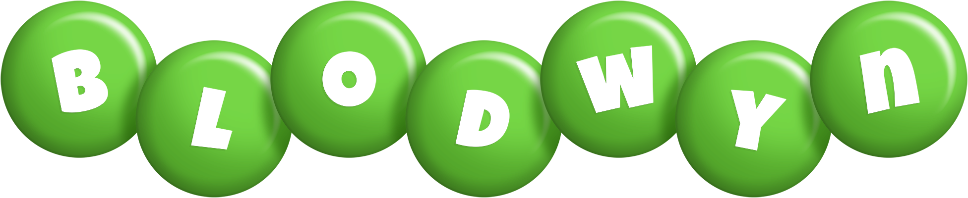 Blodwyn candy-green logo
