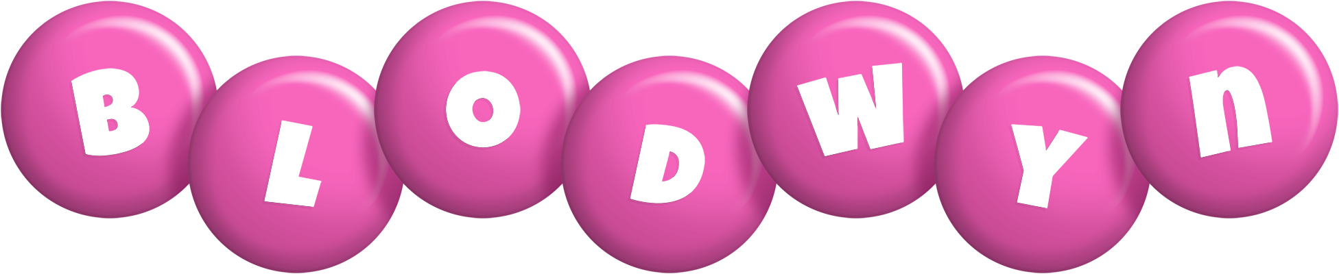 Blodwyn candy-pink logo
