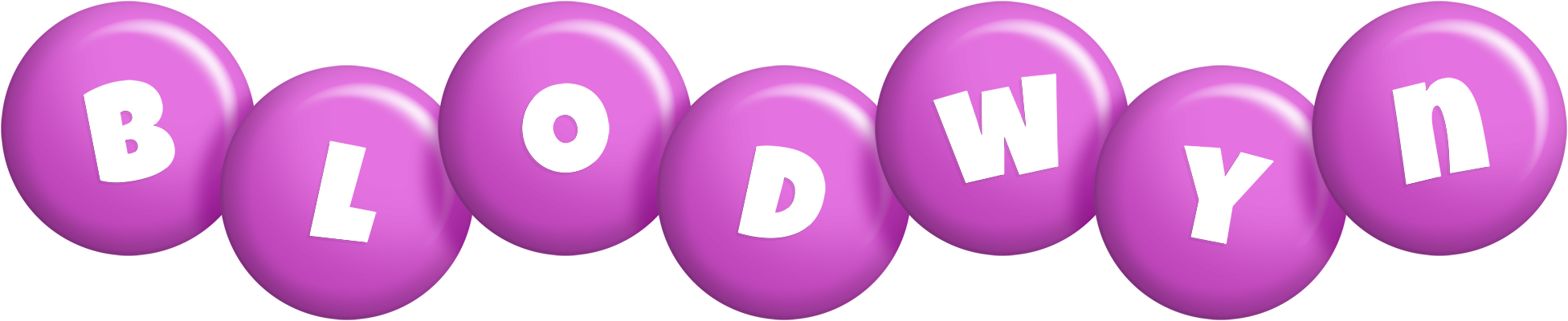 Blodwyn candy-purple logo
