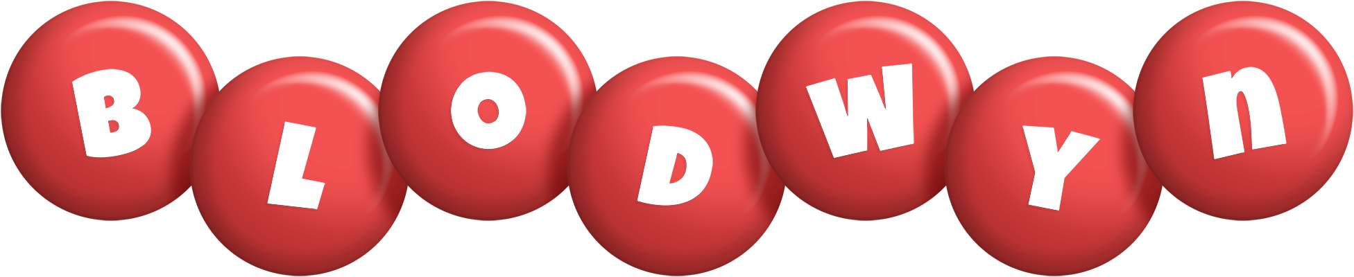 Blodwyn candy-red logo
