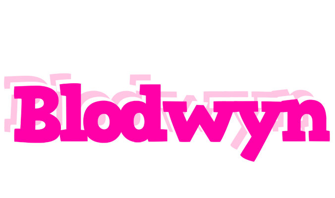 Blodwyn dancing logo