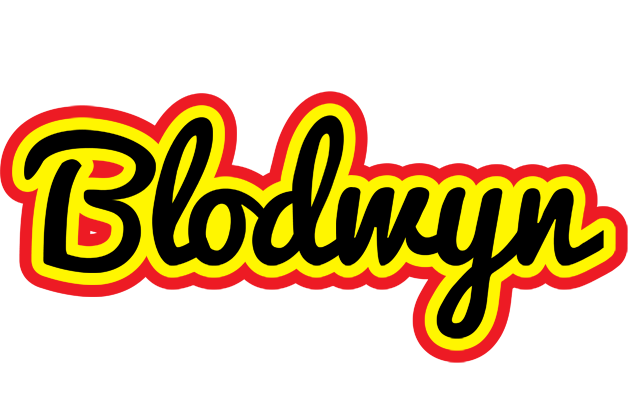 Blodwyn flaming logo