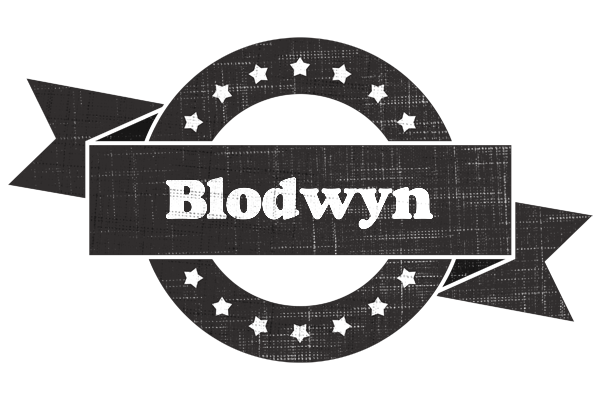 Blodwyn grunge logo
