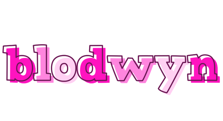 Blodwyn hello logo