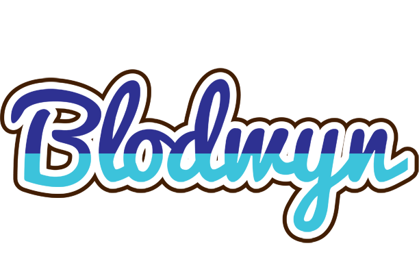 Blodwyn raining logo