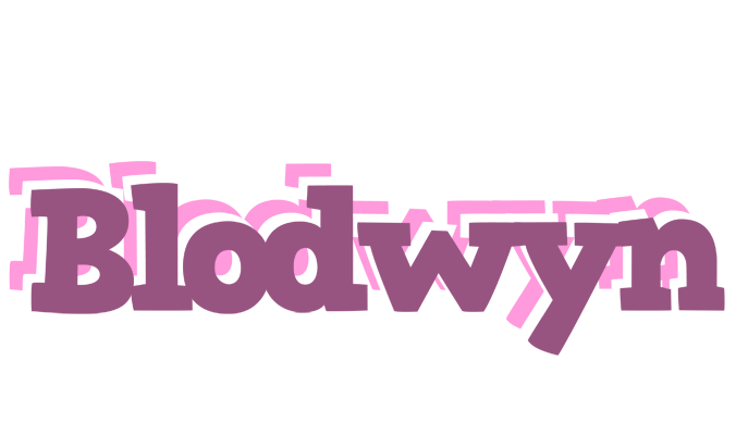Blodwyn relaxing logo