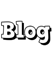 Blog snowing logo