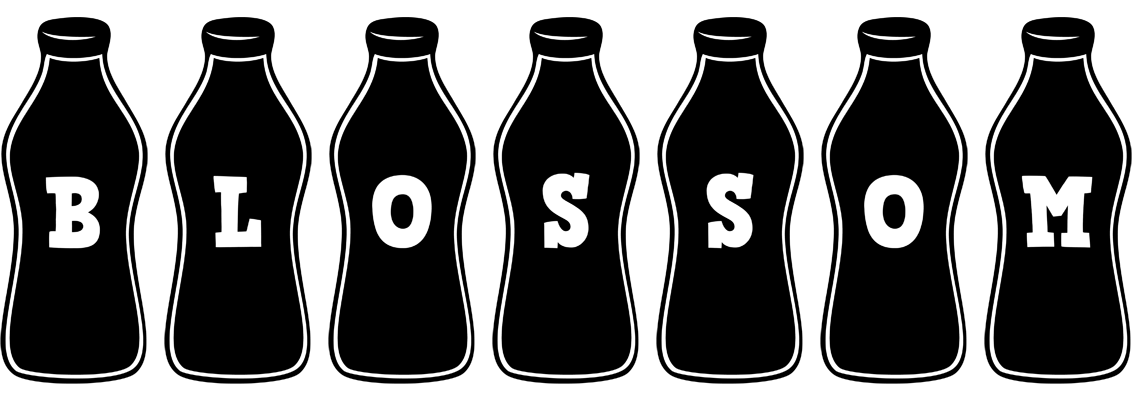 Blossom bottle logo