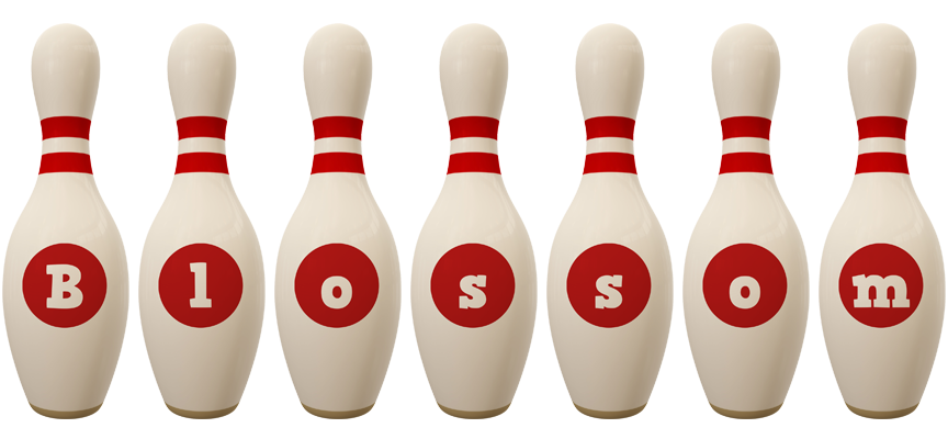 Blossom bowling-pin logo