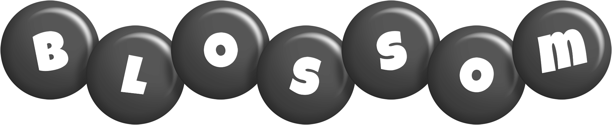 Blossom candy-black logo