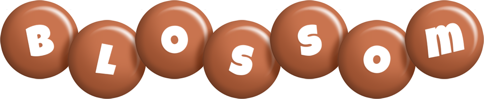 Blossom candy-brown logo