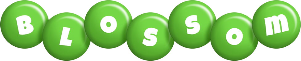 Blossom candy-green logo