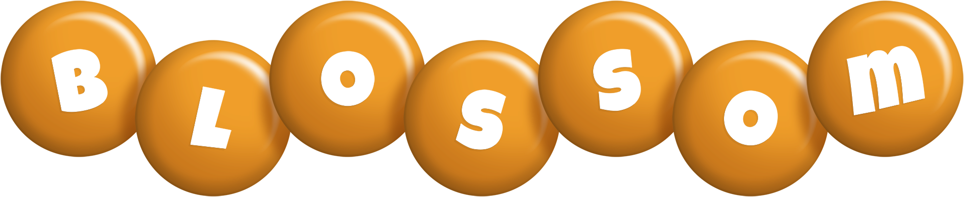 Blossom candy-orange logo