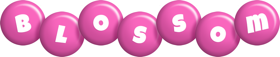 Blossom candy-pink logo