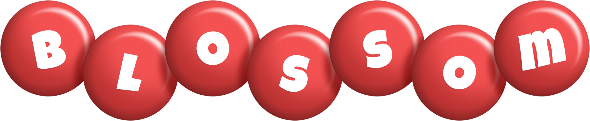 Blossom candy-red logo