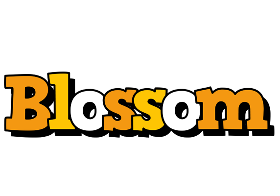 Blossom cartoon logo