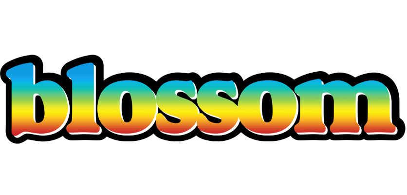 Blossom color logo