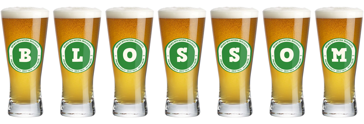 Blossom lager logo