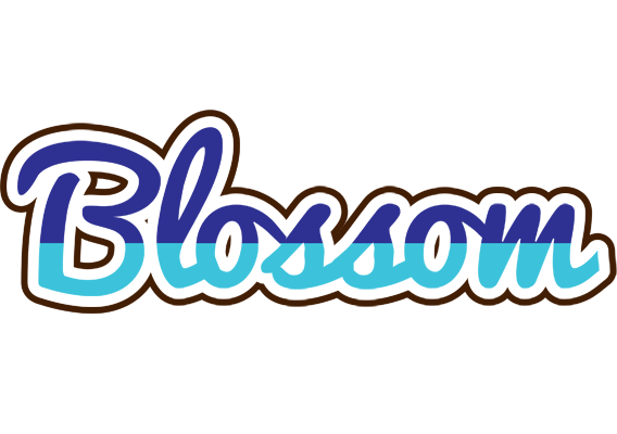 Blossom raining logo