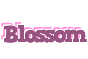 Blossom relaxing logo