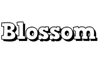 Blossom snowing logo