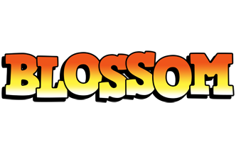 Blossom sunset logo