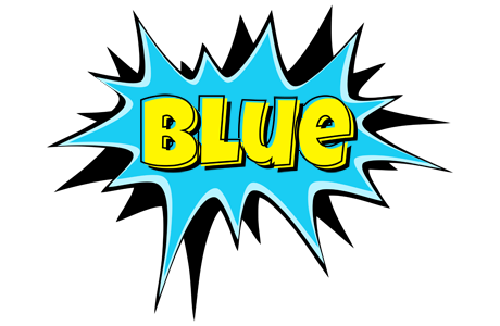 Blue amazing logo