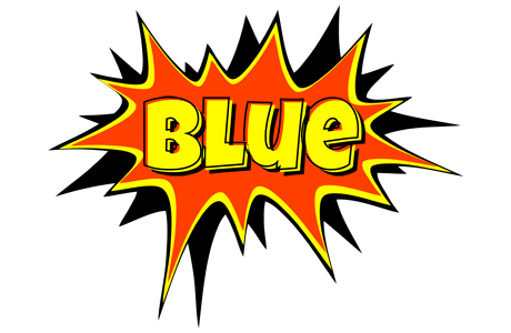Blue bazinga logo