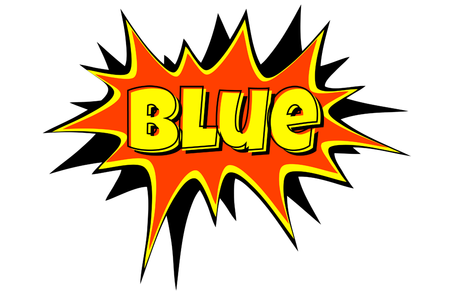 Blue bazinga logo
