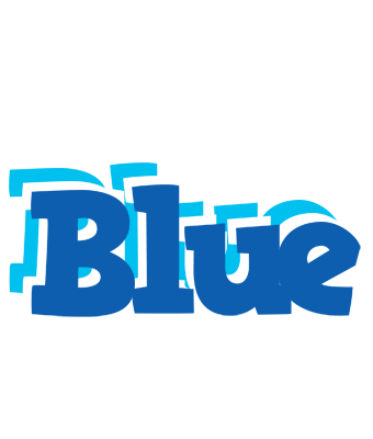 Blue business logo