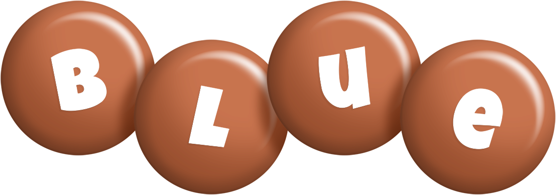 Blue candy-brown logo