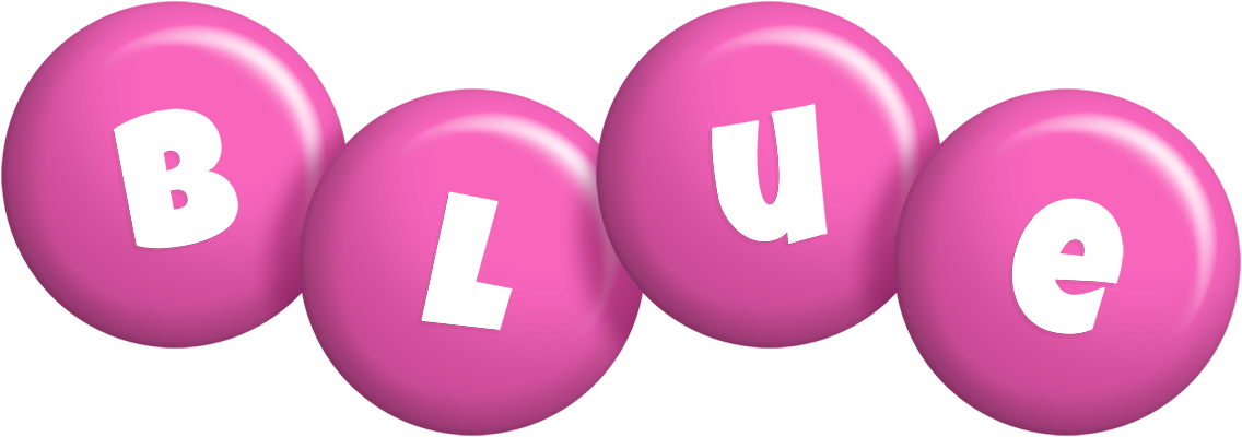 Blue candy-pink logo