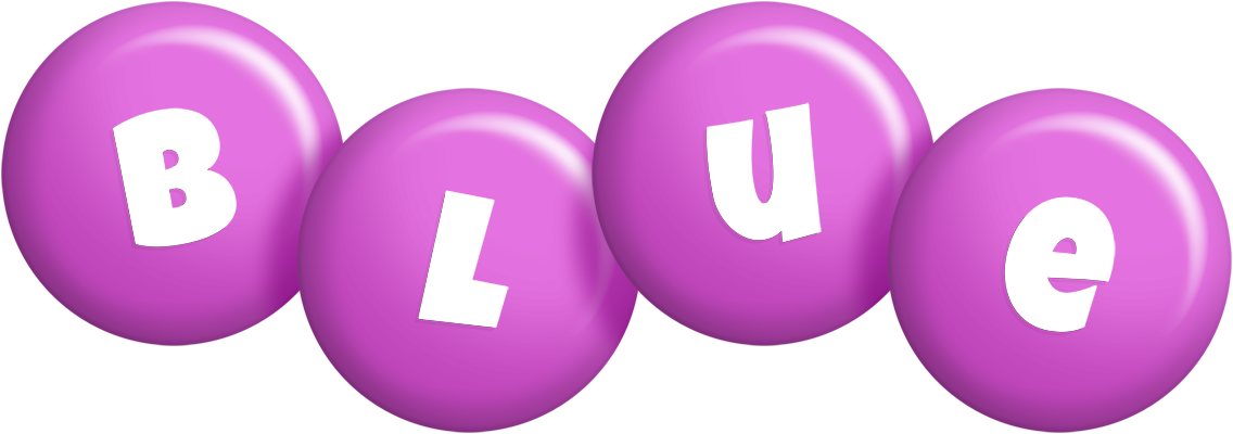 Blue candy-purple logo