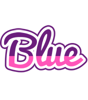 Blue cheerful logo