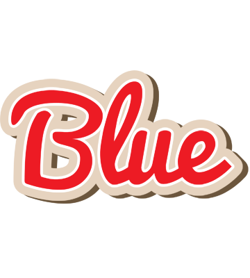 Blue chocolate logo