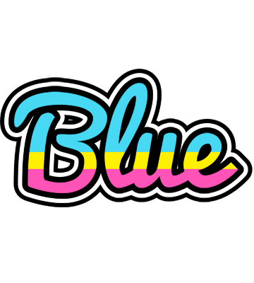 Blue circus logo