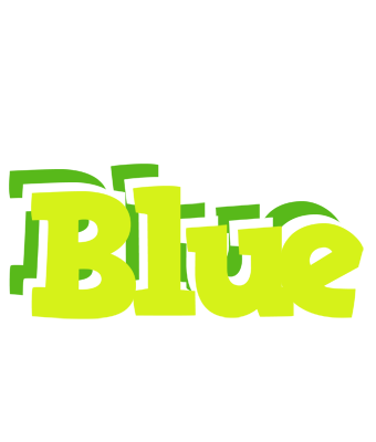 Blue citrus logo