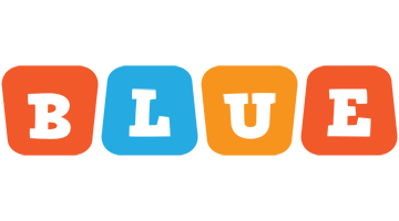 Blue comics logo